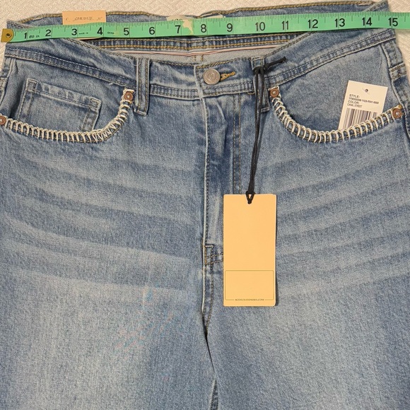 NWT Scotch & Soda The Daze Wide Leg High Rise Jeans in Blue Women’s Size 28 - Picture 12 of 13